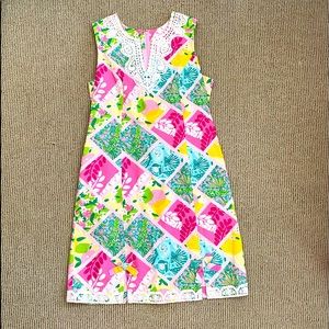 Lilly Pulitzer Patchwork Shift Dtess